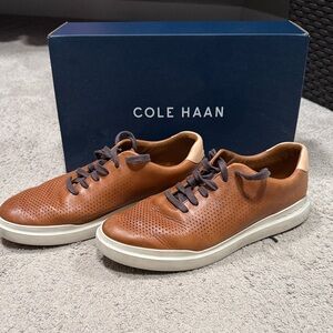Cole Haan Men's Tan Leather Sneakers
